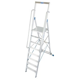 Krause Stabilo Stufen-Stehleiter mit grosser Standplattform 8 Stufen