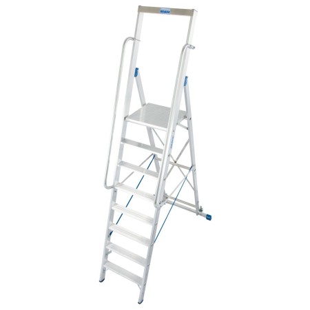 Krause Stabilo Stufen-Stehleiter mit grosser Standplattform 8 Stufen