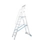 Krause Stabilo Stufen-Stehleiter mit grosser Standplattform 8 Stufen