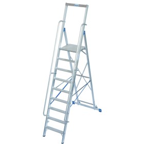 Krause Stabilo Stufen-Stehleiter mit grosser Standplattform 9 Stufen