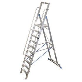 Krause Stabilo Stufen-Stehleiter mit grosser Standplattform 10 Stufen