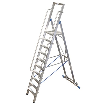 Krause Stabilo Stufen-Stehleiter mit grosser Standplattform 10 Stufen