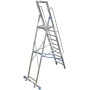 Krause Stabilo Stufen-Stehleiter mit grosser Standplattform 10 Stufen - technische Ansicht