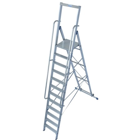 Krause Stabilo Stufen-Stehleiter mit grosser Standplattform 12 Stufen