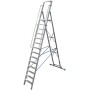 Krause Stabilo Stufen-Stehleiter mit grosser Standplattform 14 Stufen - Detailansicht