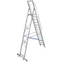 Krause Stabilo Stufen-Stehleiter mit grosser Standplattform 14 Stufen - technische Ansicht