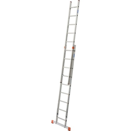 Krause Monto Sprossen-Schiebeleiter Fabilo, zweiteilig 2x9 Sprossen