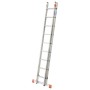 Krause Monto Sprossen-Schiebeleiter Fabilo, zweiteilig 2x9 Sprossen - technische Ansicht