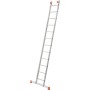 Krause Monto Sprossen-Schiebeleiter Fabilo, zweiteilig 2x12 Sprossen - technische Ansicht
