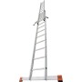 Krause Monto Sprossen-Schiebeleiter Fabilo, zweiteilig 2x12 Sprossen