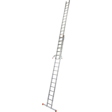 Krause Monto Sprossen-Schiebeleiter Fabilo, zweiteilig 2x18 Sprossen