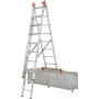 Krause Monto Sprossen-Vielzweckleiter Tribilo, treppengängig 3x8 Sprossen - Detailansicht