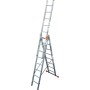 Krause Monto Sprossen-Vielzweckleiter Tribilo, treppengängig 3x8 Sprossen - technische Ansicht