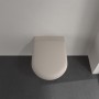 Villeroy & Boch Antao Tiefspül-WC spülrandlos, wandhängend, mit TwistFlush - technische Ansicht