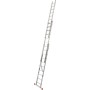 Krause Monto Sprossen-Vielzweckleiter Tribilo, treppengängig 3x10 Sprossen - technische Ansicht