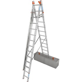 Krause Monto Sprossen-Vielzweckleiter Tribilo, treppengängig 3x12 Sprossen