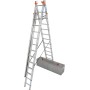 Krause Monto Sprossen-Vielzweckleiter Tribilo, treppengängig 3x12 Sprossen - Detailansicht