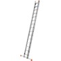 Krause Monto Sprossen-Seilzugleiter Robilo, zweiteilig 2x15 Sprossen - technische Ansicht