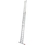 Krause Scala a corda in alluminio Monto Sprossen-Seilzugleiter Robilo, divisa in due parti 2x18 gradini