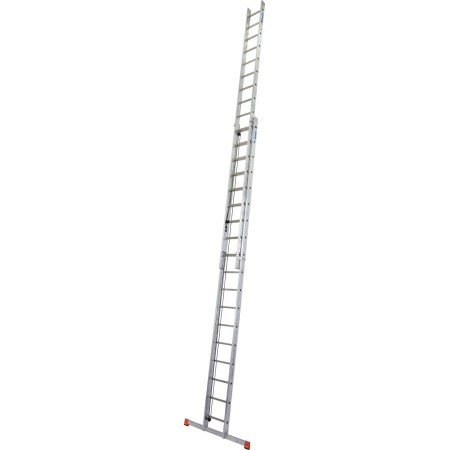 Krause Scala a corda in alluminio Monto Sprossen-Seilzugleiter Robilo, divisa in due parti 2x18 gradini