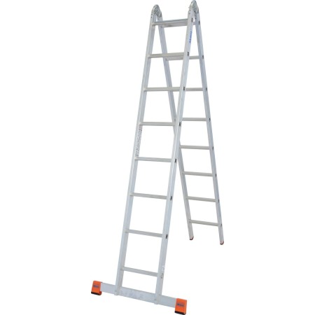 Krause TriMatic Gelenk-Doppelleiter 2x8 Sprossen