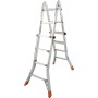 Krause TeleMatic Sprossen-Gelenk-Teleskopleiter 4 x 4 Sprossen - technische Ansicht