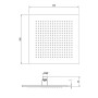 Villeroy & Boch Universal Showers Regenbrause 25 x 25 cm - Produktansicht