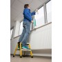 Krause MONTO Doppel-Klapptritt Rolly Alu, gelb, 2x2 Stufen - Produktansicht