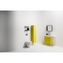 Siège de toilette LAUFEN Kartell avec couvercle, neuf - vue technique