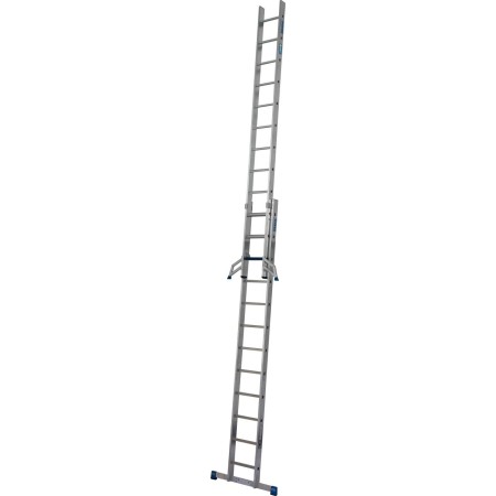Krause Scala telescopica professionale Stabilo +S, 2x12 gradini/traverse