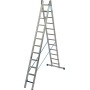 Krause Scala multifunzionale professionale Stabilo +S, 2x12 gradini/traverse
