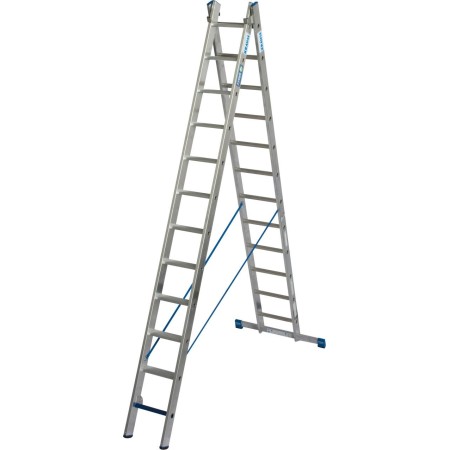 Krause Scala multifunzionale professionale Stabilo +S, 2x12 gradini/traverse