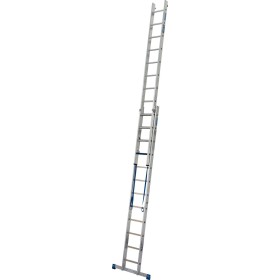 Stabilo Mehrzweckleiter Professional +S, 2x12 Stufen/Sprossen