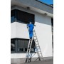 Krause Scala multifunzionale professionale Stabilo +S, 2x12 gradini/traverse - vista tecnica