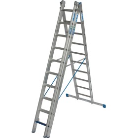 Stabilo Professional Vielzweckleiter +S, 3x10 Stufen/Sprossen