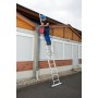 Krause Échelle coulissante à montants en aluminium, en deux parties, 2x9 barreaux