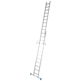 Krause Stabilo Sprossen-Schiebeleiter, zweiteilig 2x12 Sprossen