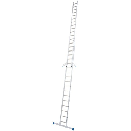 Krause Stabilo Sprossen-Schiebeleiter, zweiteilig 2x18 Sprossen