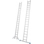 Krause Stabilo Sprossen-Schiebeleiter, zweiteilig 2x18 Sprossen - Detailansicht