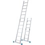 Krause Stabilo Sprossen-Gelenk-Combileiter 2 x 3 + 2 x 6 Sprossen