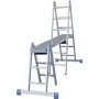 Krause Stabilo Sprossen-Gelenk-Combileiter 2 x 3 + 2 x 6 Sprossen - Detailansicht