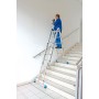 Krause Stabilo Sprossen-Gelenk-Combileiter 2 x 3 + 2 x 6 Sprossen - technische Ansicht