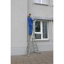 Krause Stabilo Sprossen-Gelenk-Combileiter 2 x 3 + 2 x 6 Sprossen