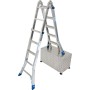 Krause Stabilo Sprossen-Gelenk-Teleskopleiter 4 x 5 Sprossen