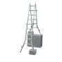 Krause Scala telescopica a giunti a barre Stabilo con 4 prolunghe per montanti 4 x 5 barre - vista dettagliata