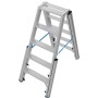 Krause STABILO Teleskop-Stufen-DoppelLeiter, 2x5 Stufen - Produktansicht
