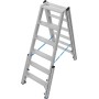 Krause STABILO Teleskop-Stufen-DoppelLeiter, 2x6 Stufen - Produktansicht