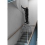 Krause STABILO Teleskop-Stufen-DoppelLeiter, 2x6 Stufen