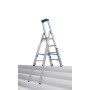 Krause STABILO Teleskop-Stufen-StehLeiter, 4 Stufen
