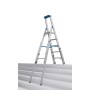 Krause STABILO Teleskop-Stufen-StehLeiter, 5 Stufen